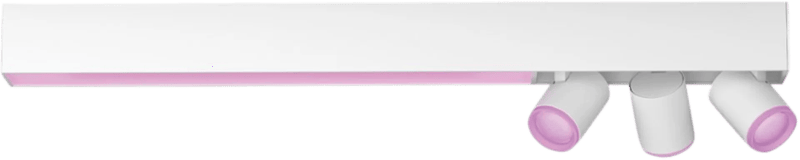 Philips Hue Centris Opbouwspot White and Color - Wit - Rechthoek - 3-spots