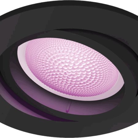 Philips Hue Centura inbouwspot White and Color - rond - Zwart