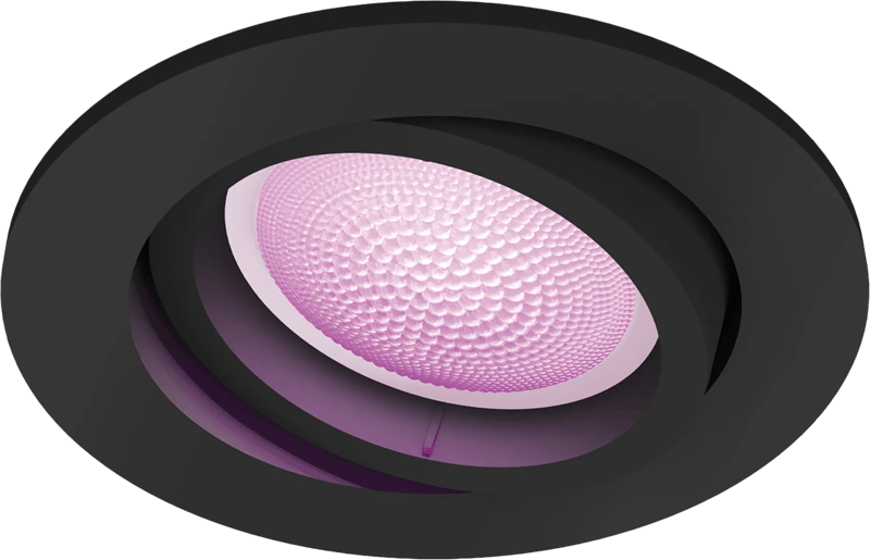 Philips Hue Centura inbouwspot White and Color - rond - Zwart