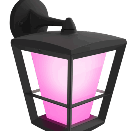 Philips Hue Econic muurlamp White and Color Zwart hangend