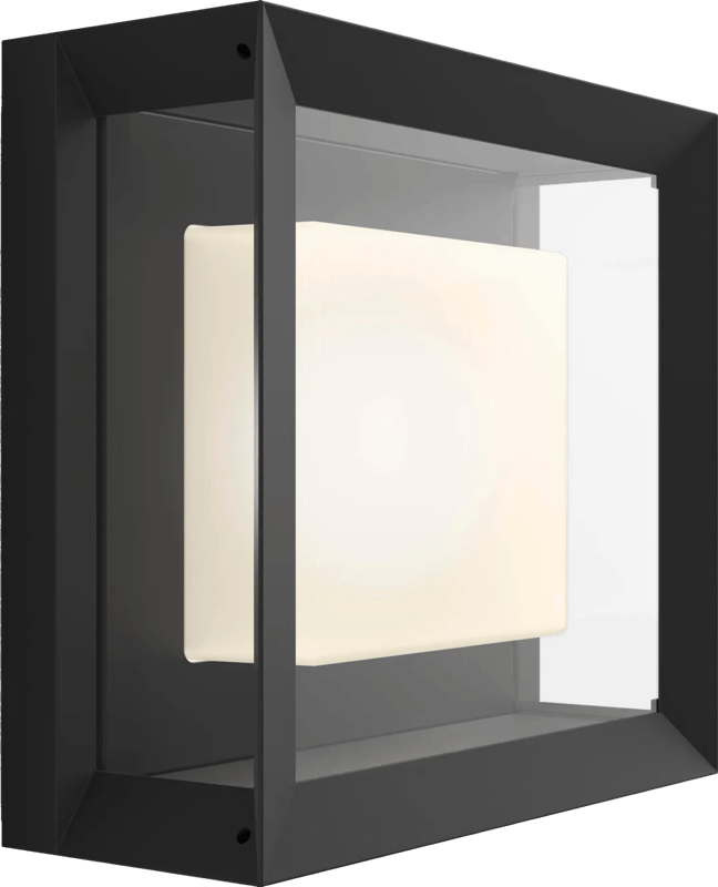 Philips Hue Econic muurlamp White and Color Zwart modern