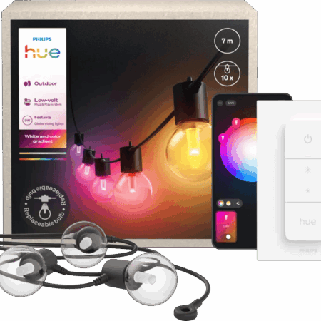 Philips Hue Festavia Globe Lichtsnoer - 7 meter + Dimmer