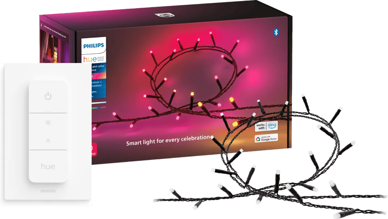 Philips Hue Festavia Lichtsnoer - 20 meter - 250 LEDs + Philips Hue Dimmer