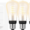 Philips Hue Filament White Ambiance Edison 3-pack + dimmer