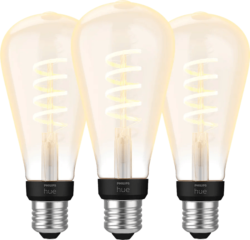 Philips Hue Filament White Ambiance Edison XL 3-pack