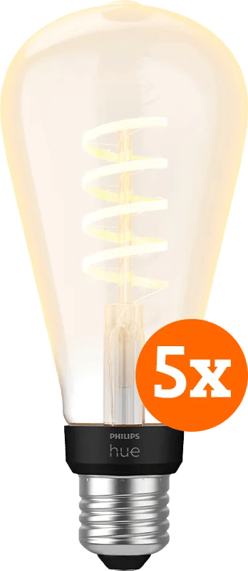Philips Hue Filament White Ambiance Edison XL 5-pack