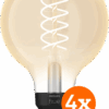 Philips Hue Filamentlamp White Globe E27 4-pack