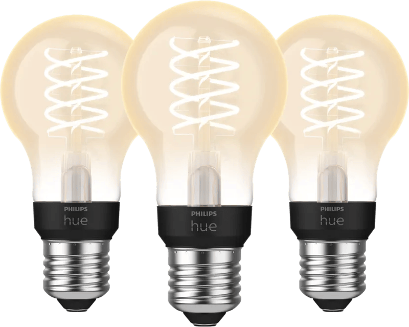 Philips Hue Filamentlamp White Standaard E27 - 2023 - 3-pack