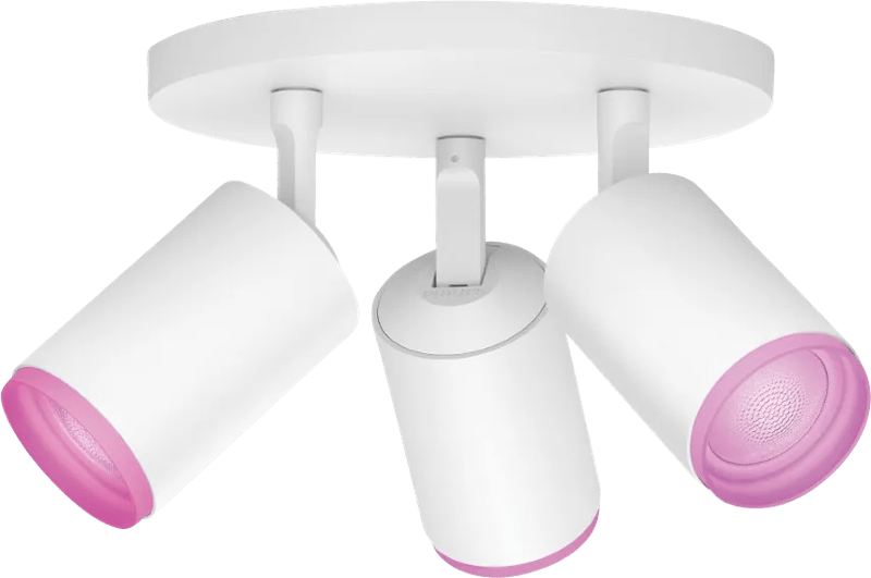 Philips Hue Fugato Opbouwspot White and Color - Wit - 3-spots