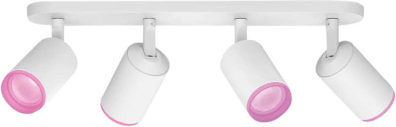 Philips Hue Fugato Opbouwspot White and Color - Wit - 4-spots