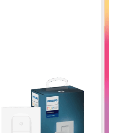 Philips Hue Gradient Signe White and Color Tafellamp Wit + Dimmer