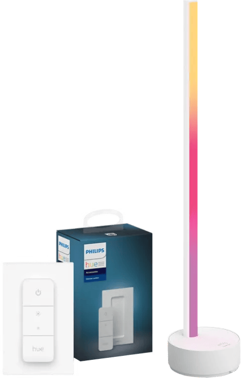 Philips Hue Gradient Signe White and Color Tafellamp Wit + Dimmer