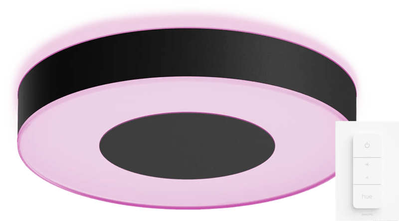 Philips Hue Infuse L plafondlamp White and Color zwart + dimmer