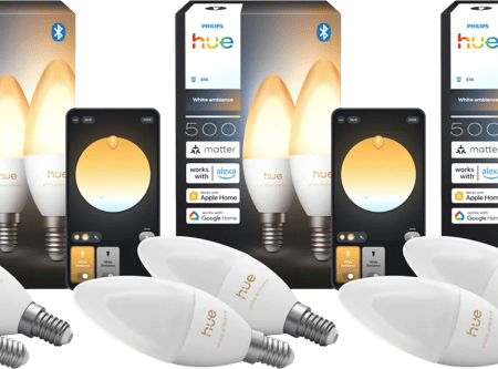Philips Hue Kaarslamp White Ambiance E14 6-Pack