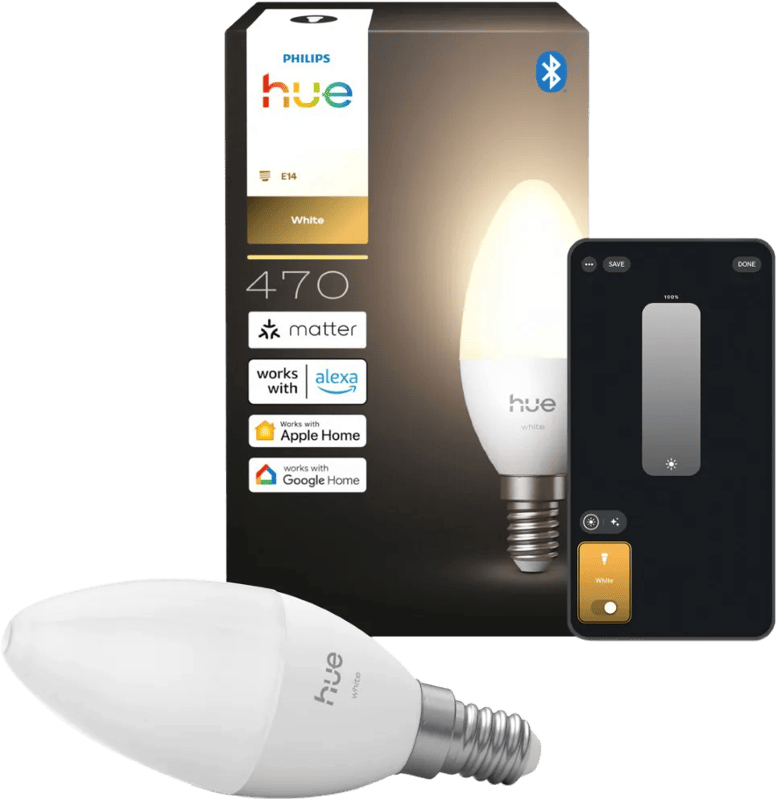 Philips Hue Kaarslamp White E14 Losse lamp