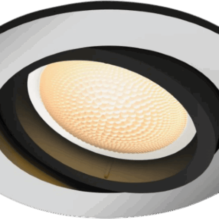 Philips Hue Milliskin inbouwspot White Ambiance - rond - Aluminium