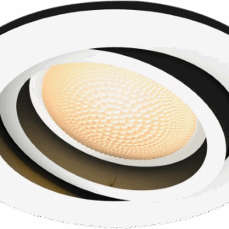 Philips Hue Milliskin inbouwspot White Ambiance - rond - Wit