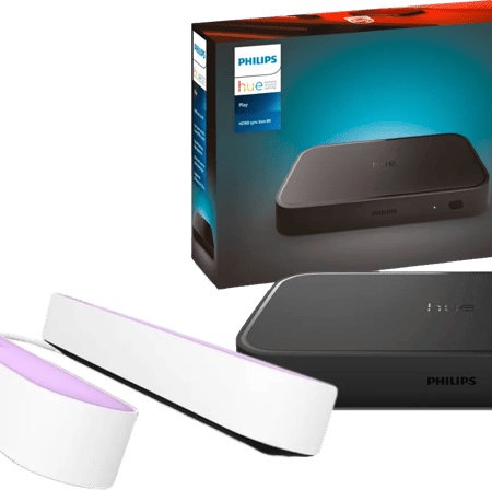 Philips Hue Play Lichtbalk White & Color Wit Duo Pack + HDMI Sync Box 8K