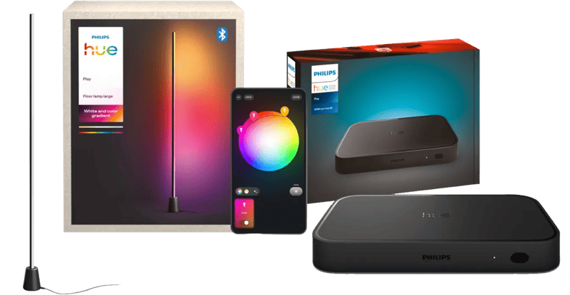 Philips Hue Play Vloerlamp White and Color + HDMI Sync Box 8K