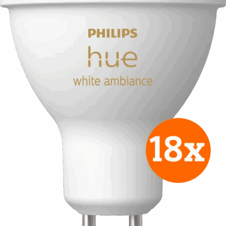 Philips Hue White Ambiance GU10 18-pack