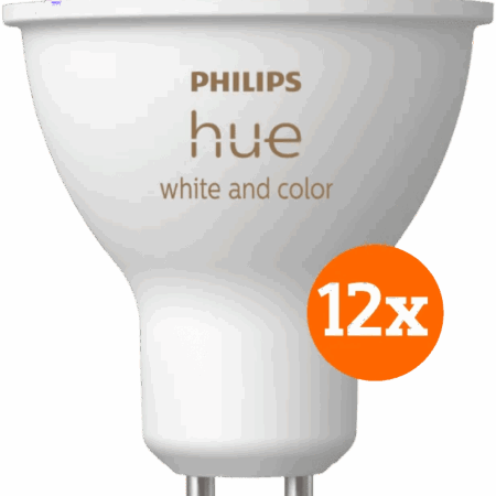 Philips Hue White and Color GU10 12-pack