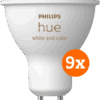 Philips Hue White and Color GU10 9-pack