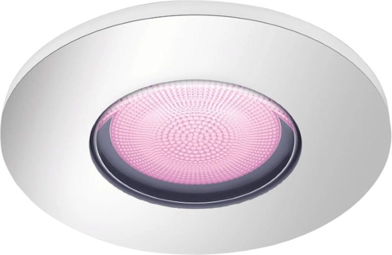 Philips Hue Xamento badkamer inbouwspot White and Color - Chroom - Rond