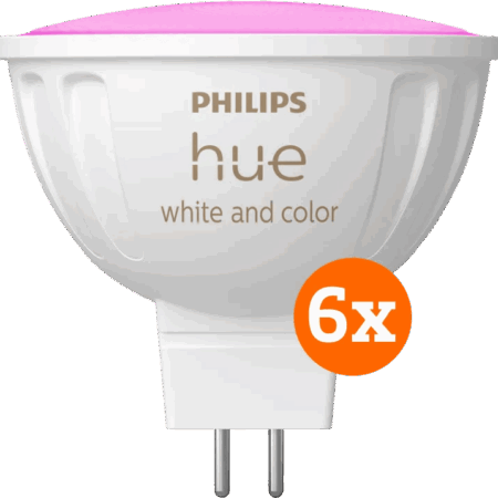 Philips Hue spot White and Color MR16 6-pack