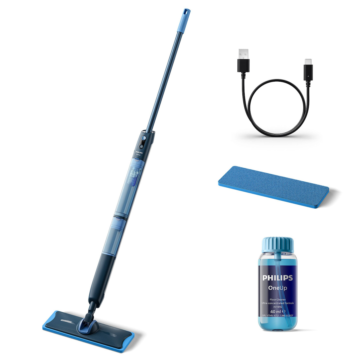 Philips OneUp Series 5000 (XV5113/01) Vloerreiniger Blauw | Philips