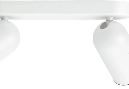Philips Pongee opbouwspot - 2 spots - wit + Philips Hue White Ambiance GU10 (2x)
