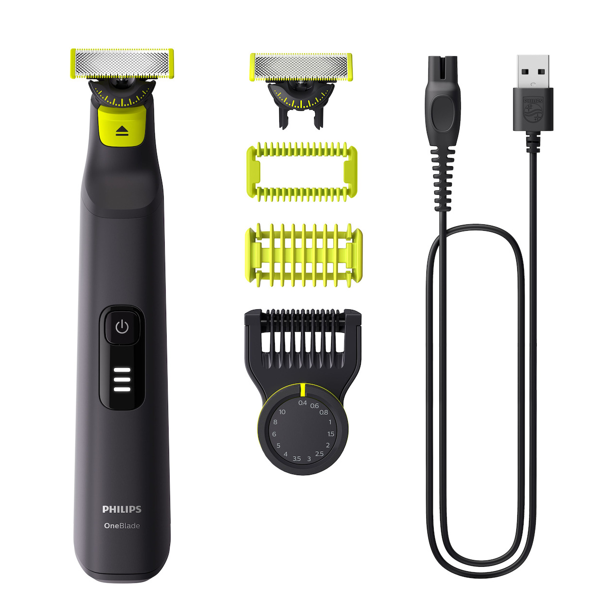 Philips QP6542/15 OneBlade Pro 360 Scheerapparaat Zwart | Philips