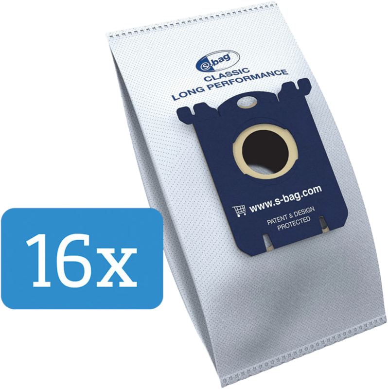 Philips S-Bag FC8021/05 Long Performance (16 stuks)