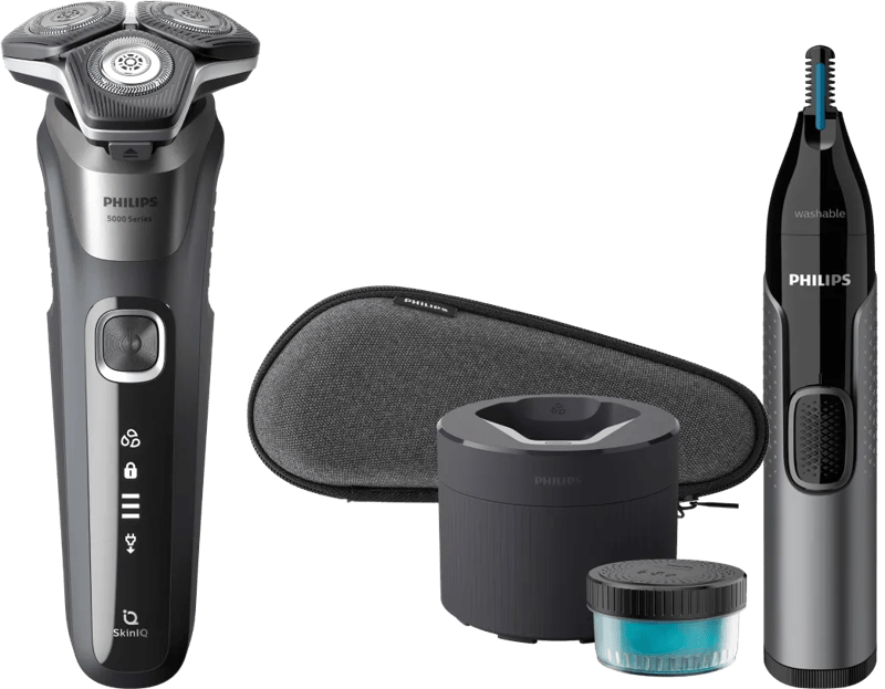 Philips Shaver Series 5000 S5887/50 + Philips Neustrimmer