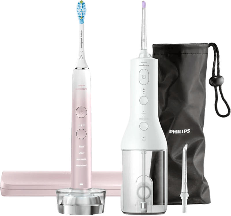 Philips Sonicare DiamondClean 9000 HX9911/84 + Power Flosser Wit