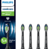 Philips Sonicare Optimal White HX6064/88 Zwart (4 stuks)