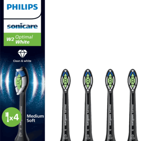 Philips Sonicare Optimal White HX6064/88 Zwart (4 stuks)