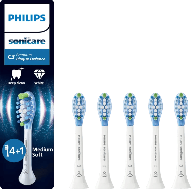 Philips Sonicare Premium Plaque Defense HX9045/87 Wit (5 stuks)
