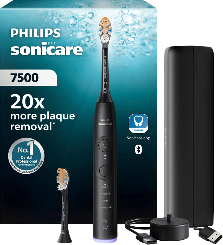 Philips Sonicare Series 7500 HX7421/14 Zwart