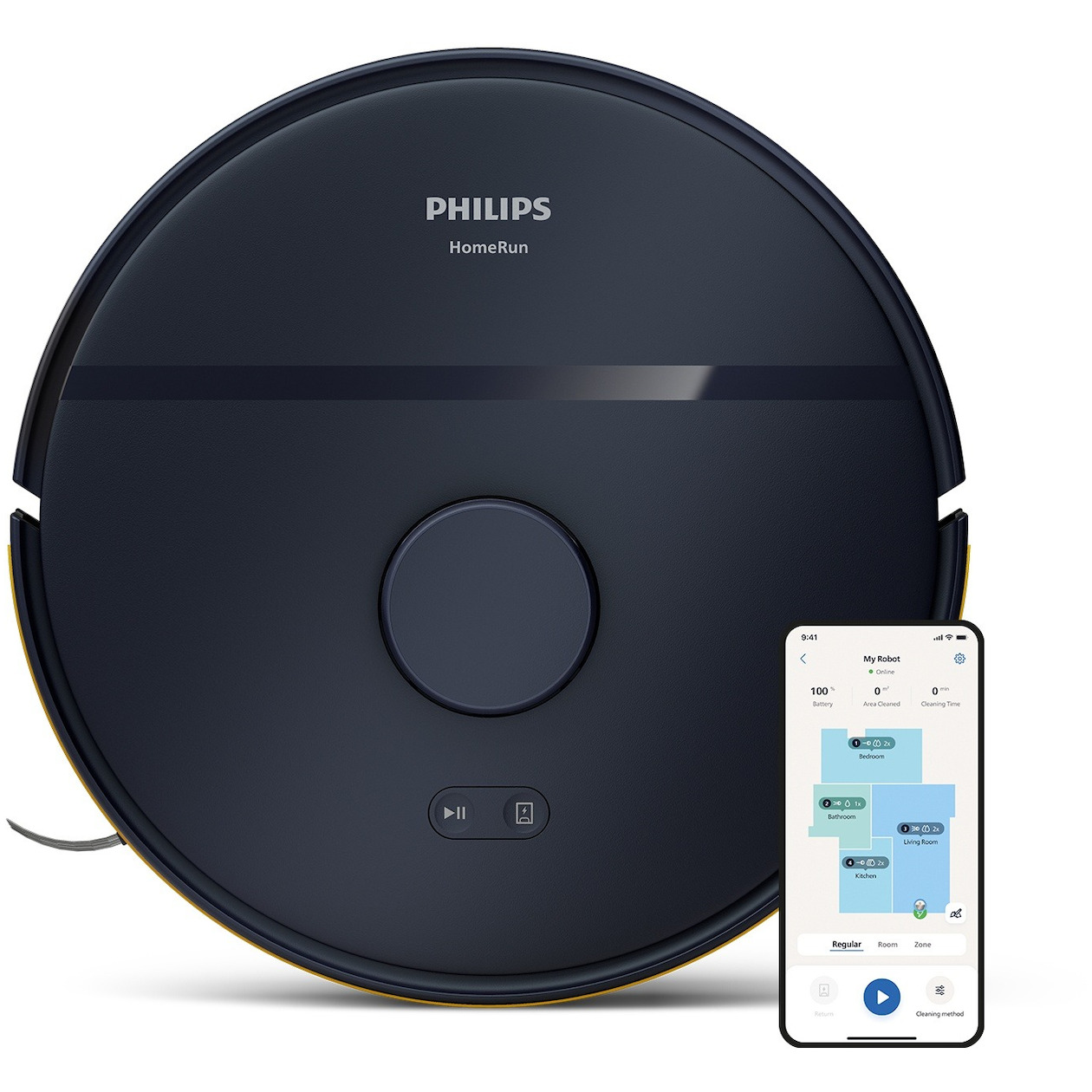 Philips XU2000/15 Robot stofzuiger Blauw | Philips