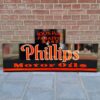 Phillips Motor Oils Groot Stalen Bord - 122 x 56cm | Phillips 66