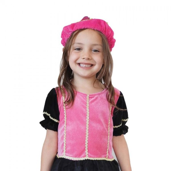 Pieten Baret Roze met Veer |
