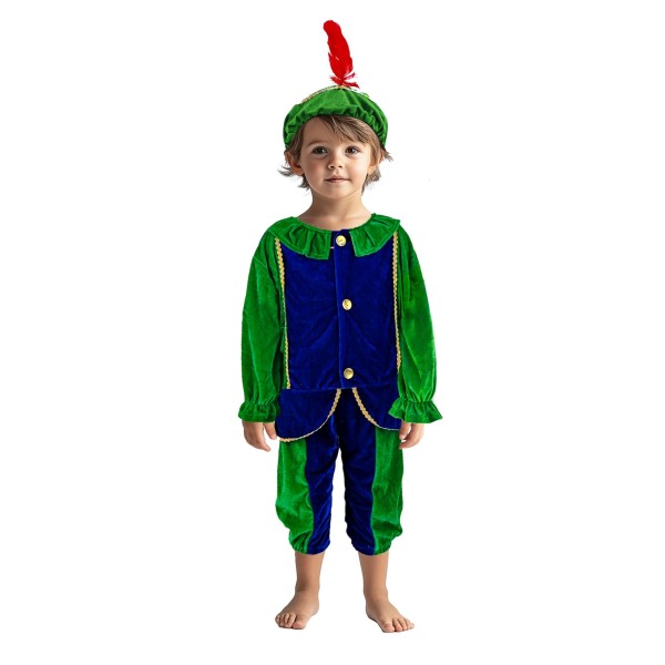 Pietenpak Groen/blauw 110-116 Cm |