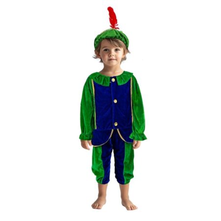 Pietenpak Groen/blauw 98-104 Cm |