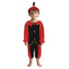 Pietenpak Zwart/rood 98-104 Cm |