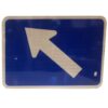Pijl Linker Hoek Straatbord - Origineel | The Dutch Pickers