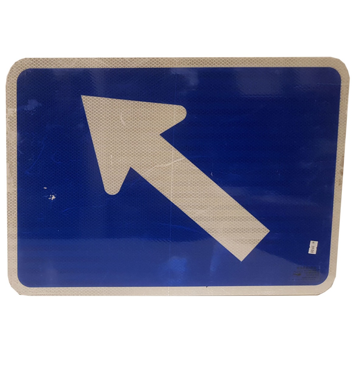 Pijl Linker Hoek Straatbord - Origineel | The Dutch Pickers