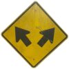 Pijlen Straatbord - Geel - Origineel | The Dutch Pickers