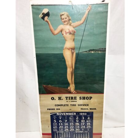 Pin Up Kalender 1950 Origineel Vintage | The Dutch Pickers