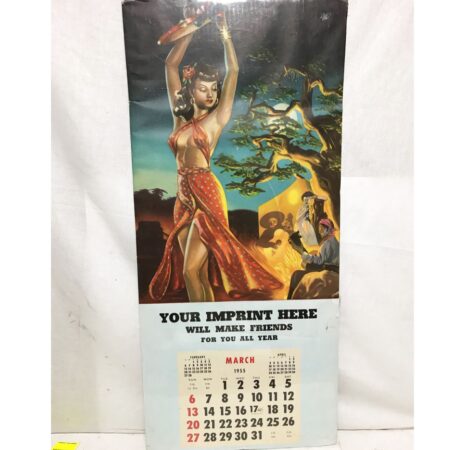 Pin Up Kalender 1955 Salesman Sample Origineel Vintage | The Dutch Pickers