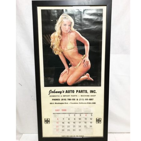 Pin Up Kalender 1986 In Lijst | The Dutch Pickers